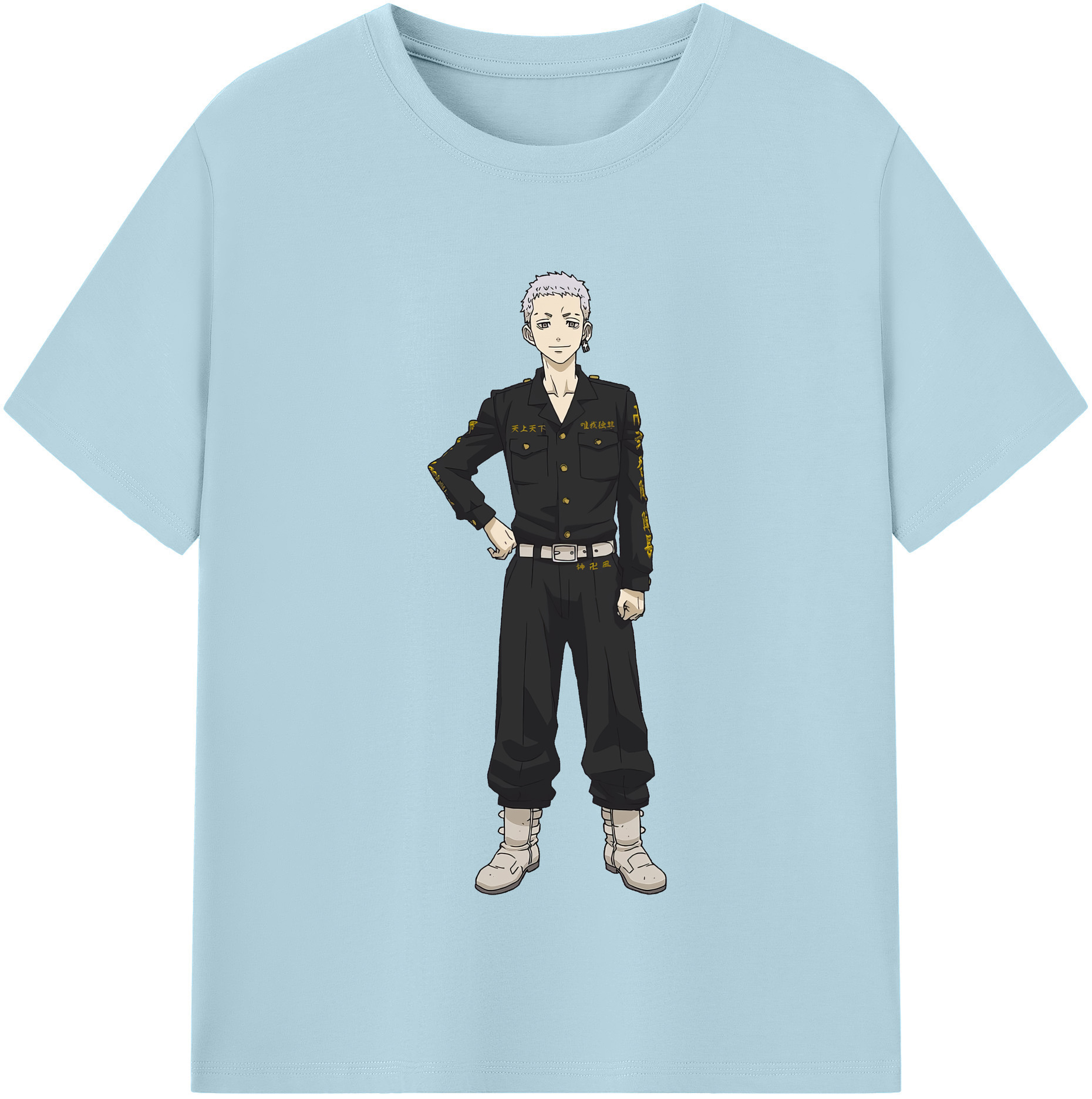 （画像用） 東京リベンジャーズ Tokyo Revengers 綿100％半袖Tシャツ（フロントプリント）